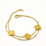 Anti Tarnish Gold Plated Star Chain Braclet
