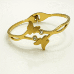 Anti Tarnish Stainless Steel Butterfly Hand Cuff