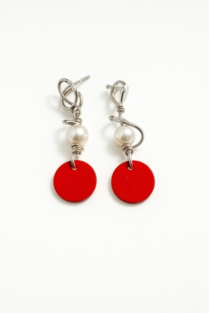Beautiful pearl drop earrings