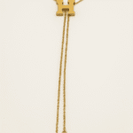 Anti Tarnish Stainless Steel Alphabatic Necklace