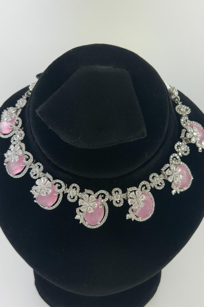 Blush Radiance Rose Quartz Cubic Zirconia Set - Image 2