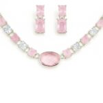 Blush Radiance –Tennis Choker Set