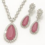 Blossom Drop Rose Cubic Zirconia Set