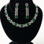 Emerald Illusion Cubic Zirconia Statement Set
