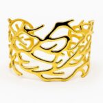 Golden Coral Mirage – Anti-Tarnish Stainless Steel Handcuff