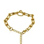 Golden Bond – Heart Link Anti-Tarnish Bracelet