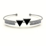 Nova Edge – Triangle Stainless Steel Tennis Handcuff
