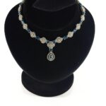 Midnight Petal Sapphire Cubic Zirconia Set