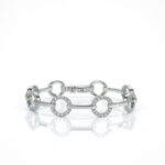 Silver Cubic Zarconia Rings Braclet