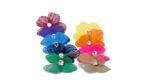Beautiful Flower with stone stud earrings - Image 2