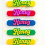 Colorful Honey Written Clips-Set of 4
