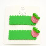 Green Strawberry Pins-Set of 2
