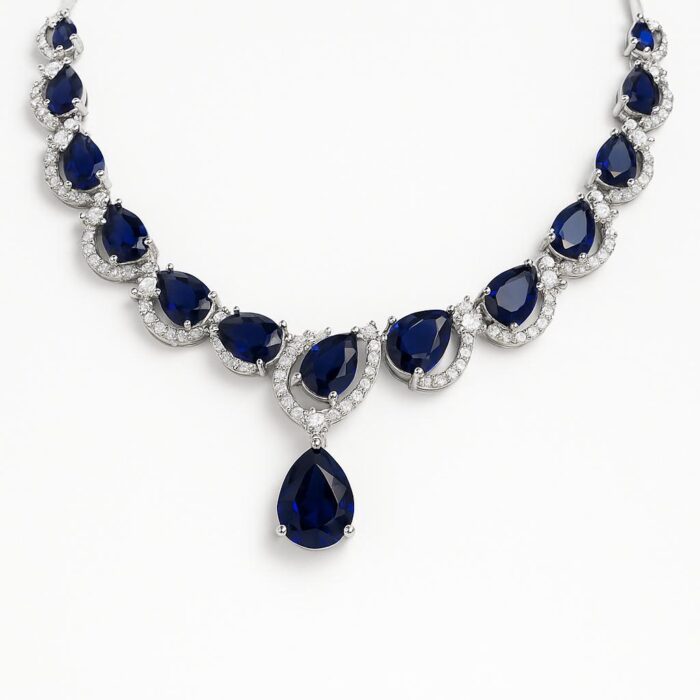Celestial Majesty Sapphire Zirconia Set - Image 1