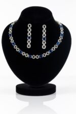Sapphire Links of Grace Zirconia Set and Earrings - Image 2
