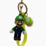 Mushroom Racer – Green Mario-Inspired Keychain