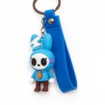 Office Bunny – Blue Boss Keychain