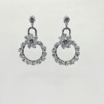 Crystal Wreath – Marquise-Cut Zircon Dangle Earrings