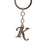 Initial Spark – Crystal Stone Letter ‘K’ Keychain