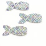 Shimmering Mermaid Tail Clip Set – Set of 3