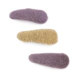 Cozy Plush Hair Clips – Set of 3