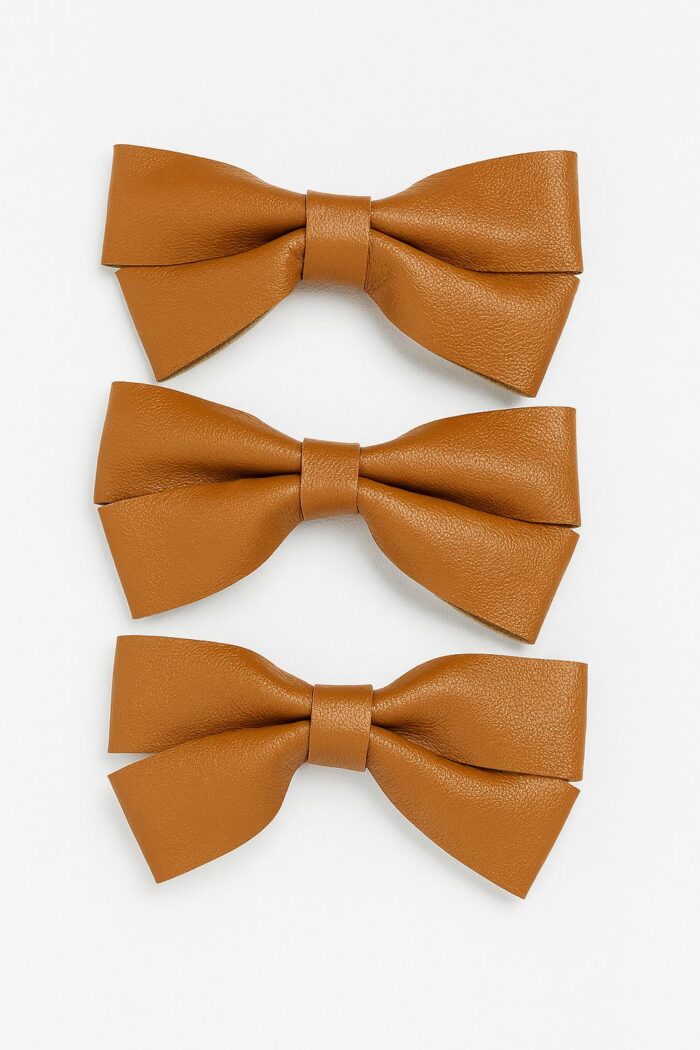 Cinnamon Luxe Bows – Set of 3 - Image 1